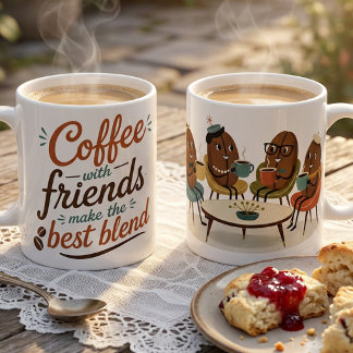 Taza De Café Café con amigos