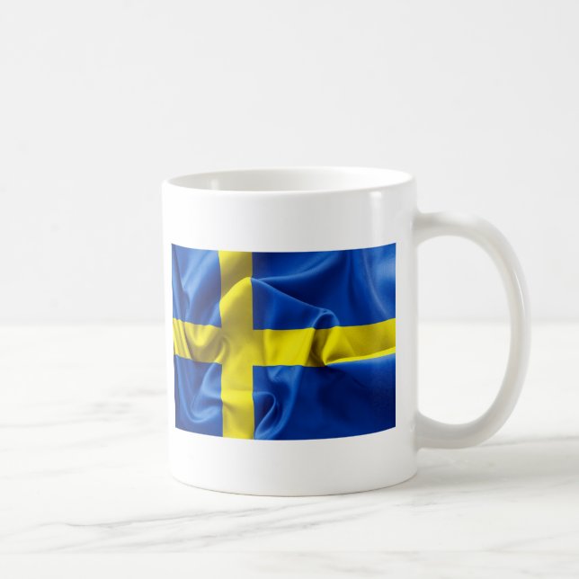 Taza De Café Café con bandera sueca (Derecha)