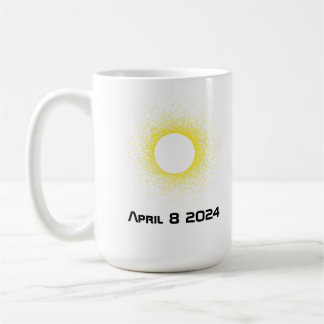 Taza De Café Café con eclipse solar