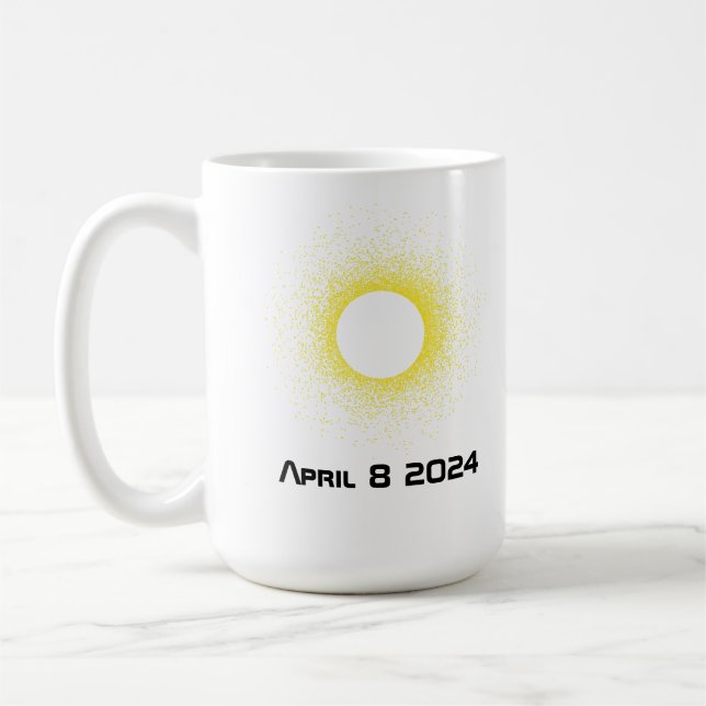 Taza De Café Café con eclipse solar (Izquierda)