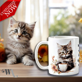Taza De Café Café con mi gato
