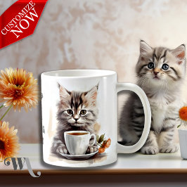 Taza De Café Café con mi gato