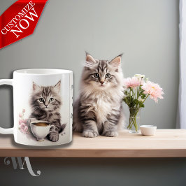 Taza De Café Café con mi gato