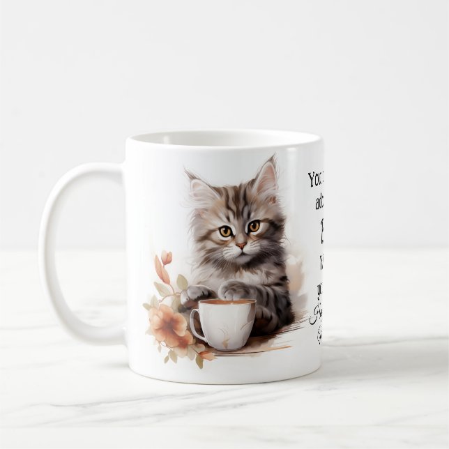 Taza De Café Café con mi gato  (Izquierda)