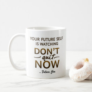 Taza De Café Café con motivación: no dejes el futuro de ti