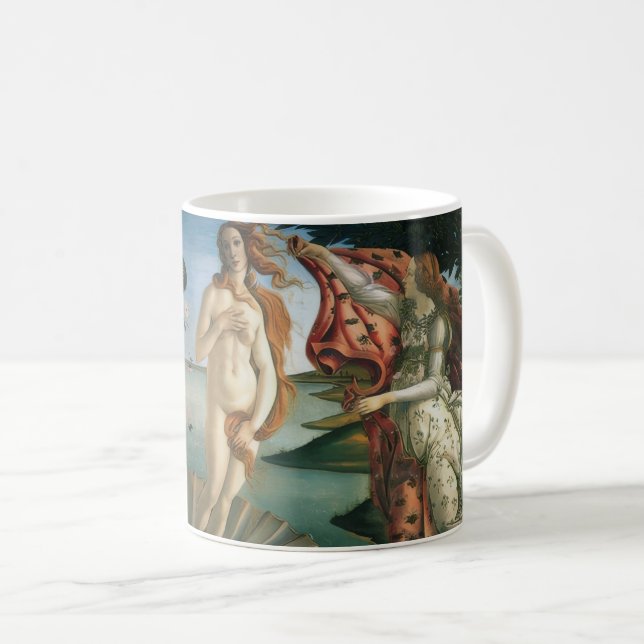 Taza De Café Café con pintura de Botticellis Venus (Anverso derecho)