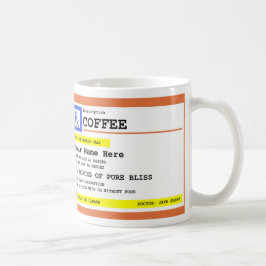 Taza De Café Café con receta personalizada