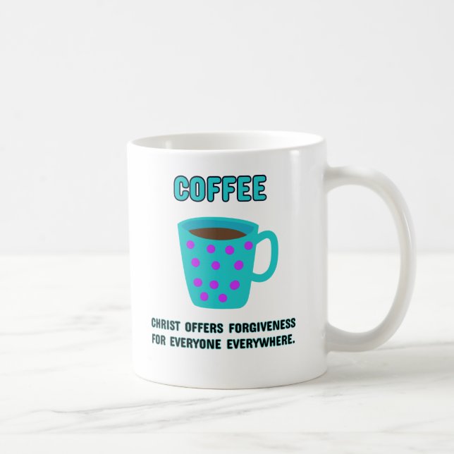 Taza De Café Café con tema cristiano  (Derecha)