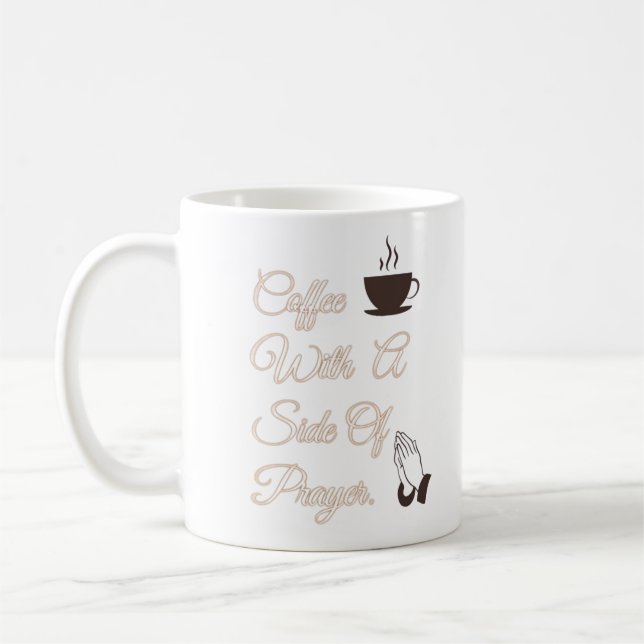 Taza De Café Café con un lado de oración (Izquierda)