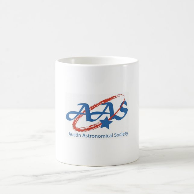 Taza De Café Café con un pequeño logo de AAS (Centro)