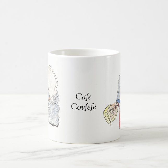 Taza De Café Café Covfefe (Centro)