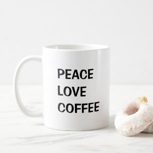 Taza De Café Café de amor por la paz