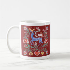 Taza De Café Café de arte folclórico húngaro