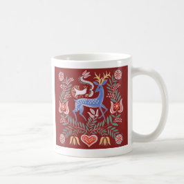 Taza De Café Café de arte folclórico húngaro