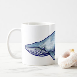 Taza De Café Café de ballena azul Mug