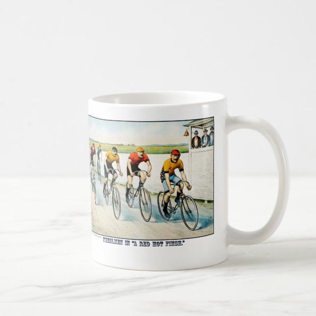 Taza De Café Café de bicicleta de época Mug (Derecha)