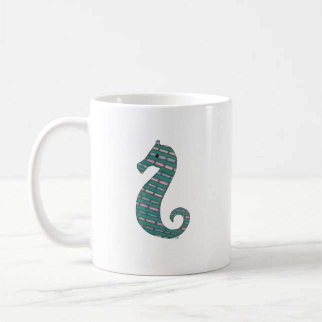 Taza De Café Café de caballete de mar verde azulado (Izquierda)