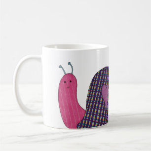Taza De Café Café de caracol rosa Mug