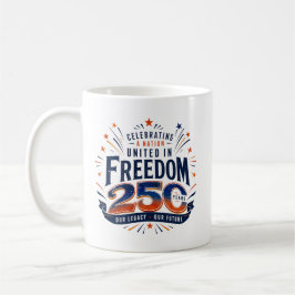Taza De Café Café de Celebración de Libertad Patriótica
