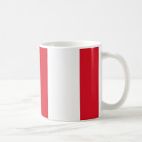 Café de cerámica de bandera peruana