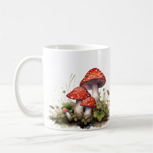 Taza De Café Café de champiñón rojo - Inspirado por la naturale