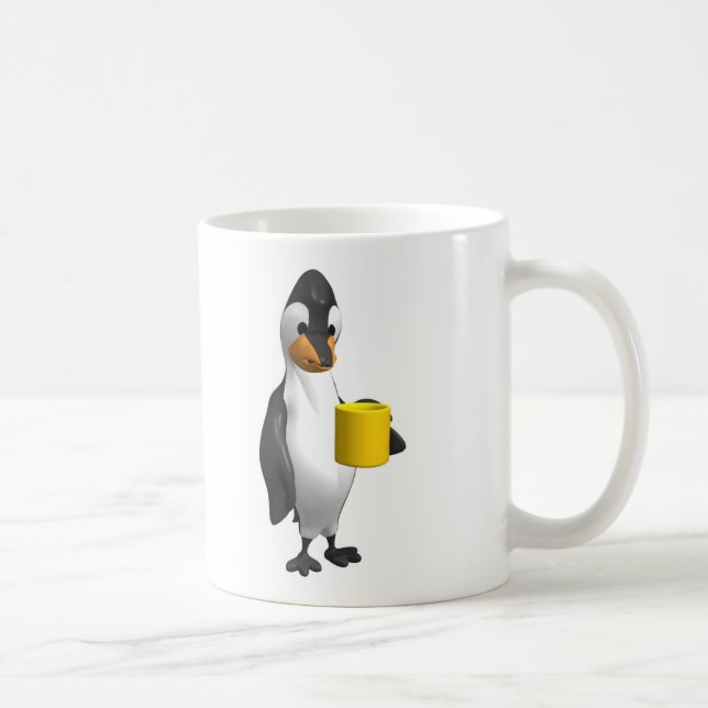Taza De Café café de consumo de pingüino (Derecha)
