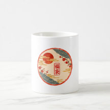 Café de decoración de año nuevo japonés Shimekazar