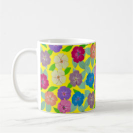 Taza De Café Café de flores de geranio Mug