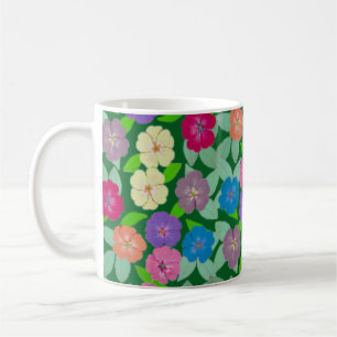 Taza De Café Café de flores de geranio Mug