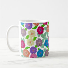 Taza De Café Café de flores de geranio Mug