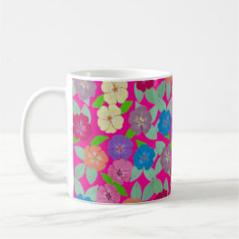 Taza De Café Café de flores de geranio Mug