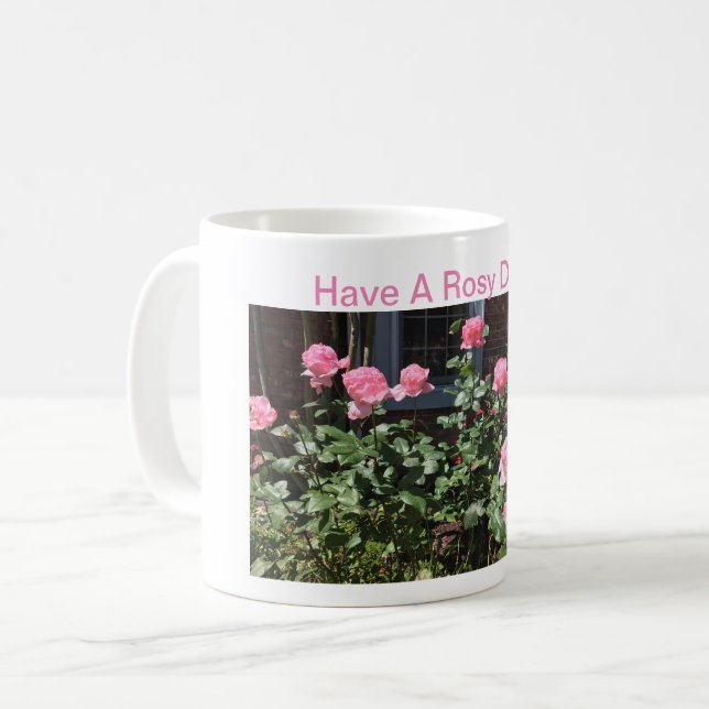 Taza De Café Café de flores Mug (Anverso izquierdo)