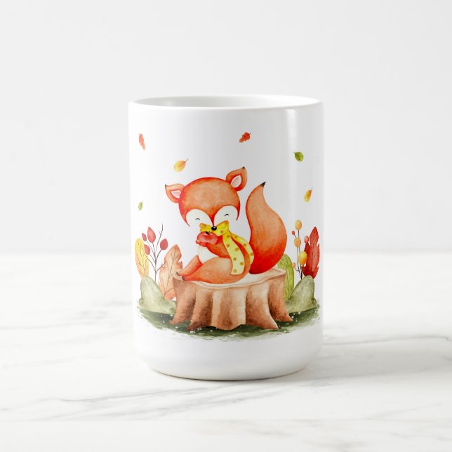 Taza De Café Café de Fox de otoño (Centro)