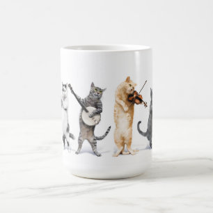 Taza De Café Café de gato de orquesta