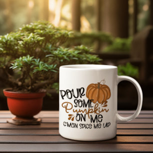 Taza De Café Café de Halloween de calabaza brillante Mug