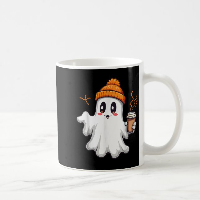 Taza De Café Café de hielo de calabaza de gafas lindo niño pequ (Derecha)