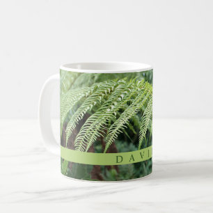 Taza De Café Café de hoja verde de hierro moderno