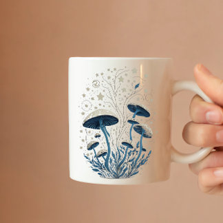 Taza De Café Café de hongos Mug, café otoño Mug