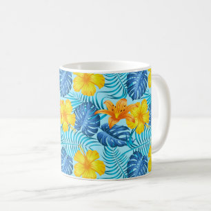 Taza De Café Café de impresión tropical Mug