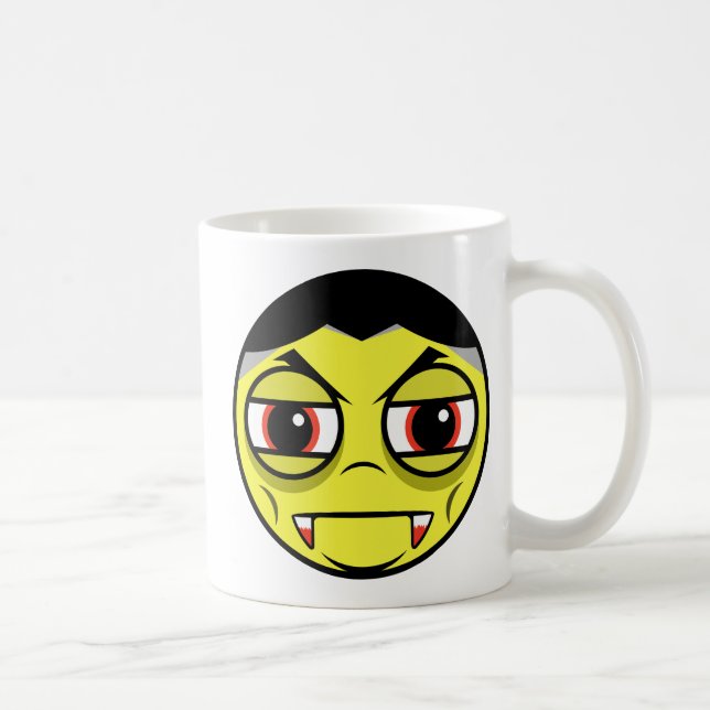 Taza De Café Café de la cara del vampiro (Derecha)