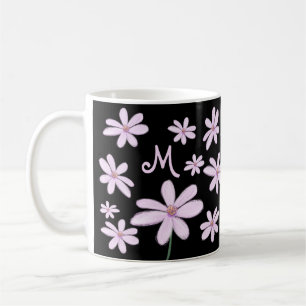 Taza De Café Café de la flor de la flor de la manga de la manga