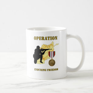 Taza De Café Café de la guerra de Afganistán de la libertad d
