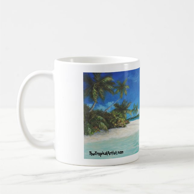 Taza De Café Café de la isla tropical del Caribe (Izquierda)