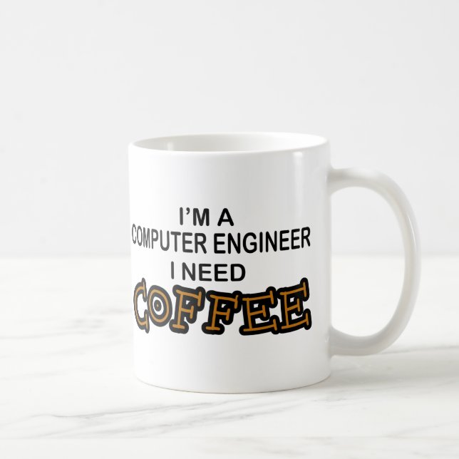 Taza De Café Café de la necesidad - ingeniero informático (Derecha)
