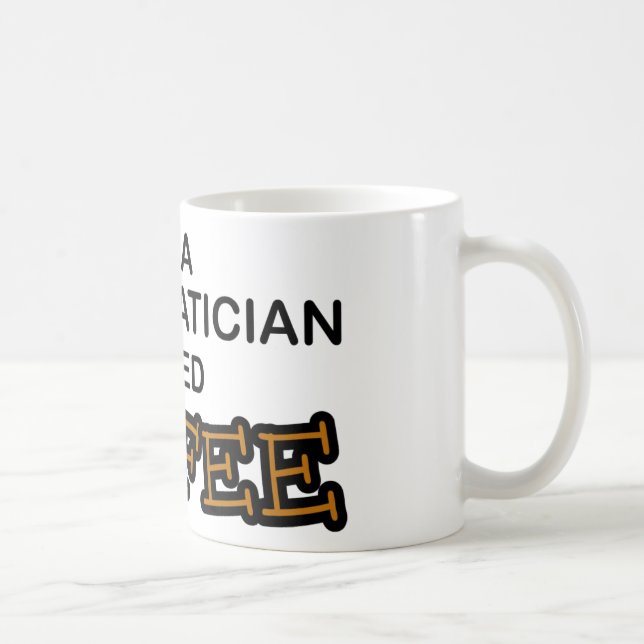 Taza De Café Café de la necesidad - matemático (Derecha)