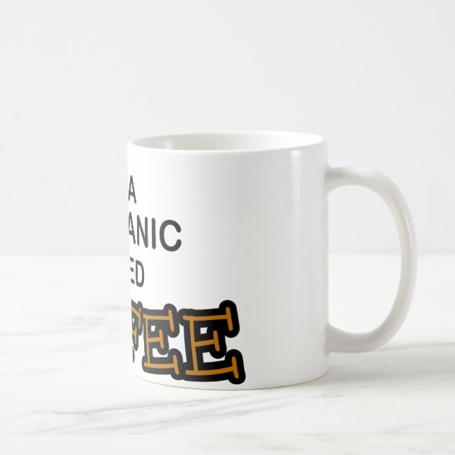 Taza De Café Café de la necesidad - mecánico (Derecha)