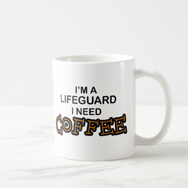 Taza De Café Café de la necesidad - salvavidas (Derecha)