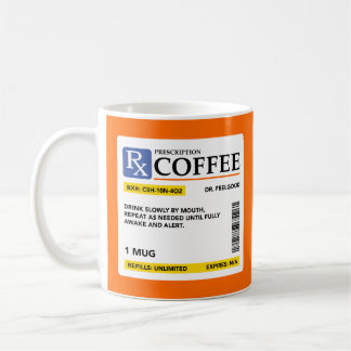 Taza De Café Café de la prescripción