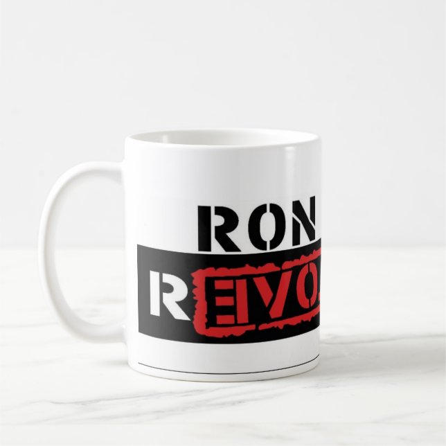Taza De Café Café de la revolución de Ron Paul/taza del té (Izquierda)