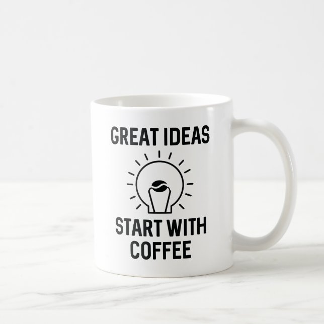 Taza De Café Café de las grandes ideas (Derecha)